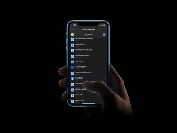 Come vedere i siti web visitati con Screen Time su iPhone e iPad