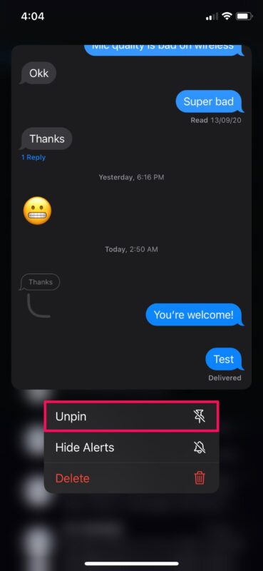 Come bloccare e sbloccare le conversazioni nei messaggi per iPhone e iPad