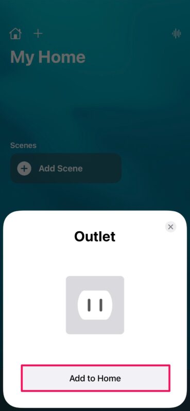 Come aggiungere l'accessorio HomeKit senza codice QR