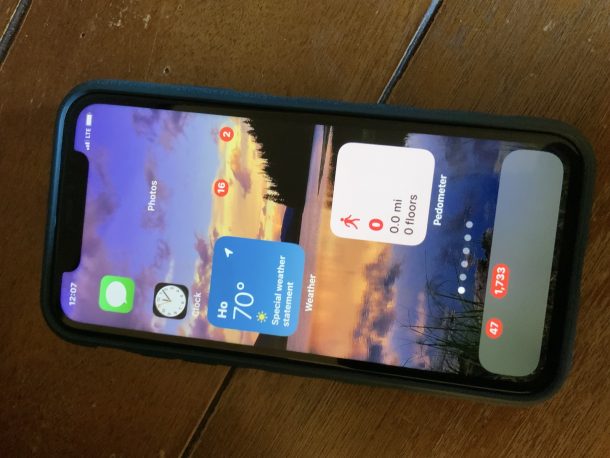 Icone mancanti dell'iPhone nella schermata principale e nel dock