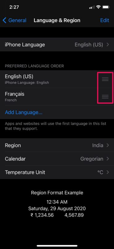 Come impostare la lingua preferita e cambiare la regione su iPhone