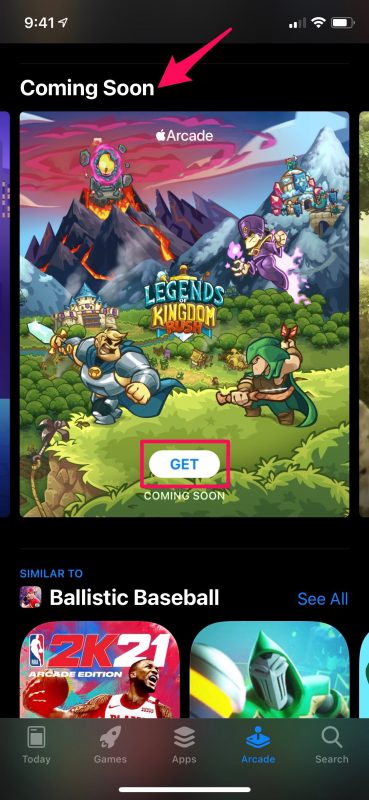 Come ricevere una notifica sui nuovi giochi Arcade di Apple