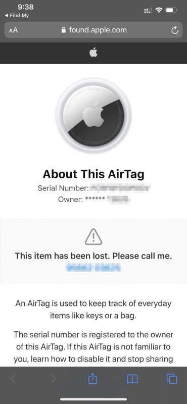 Hai trovato un AirTag smarrito?  Ecco cosa puoi fare