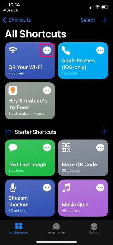 Come convertire la password Wi-Fi in codice QR su iPhone