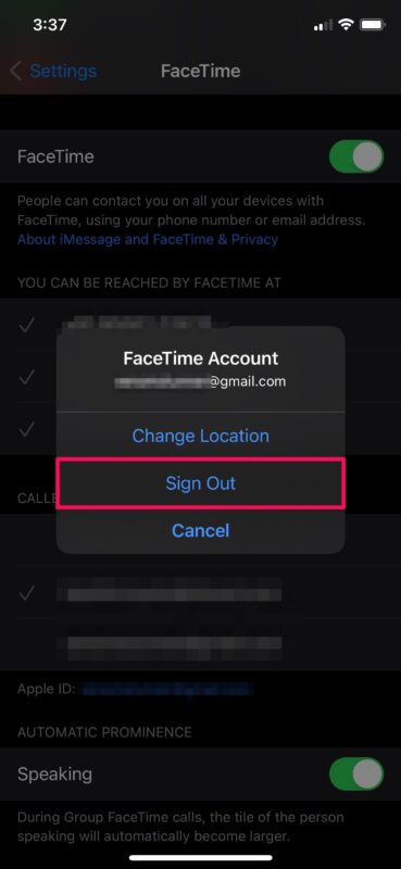 Come modificare l'ID Apple per FaceTime su iPhone e iPad