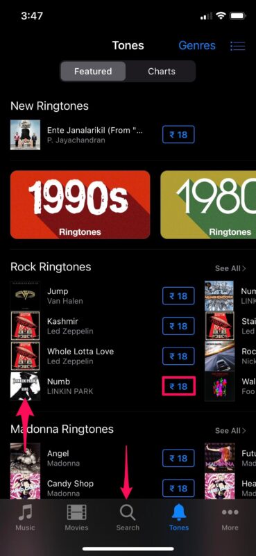 Come acquistare suonerie su iPhone