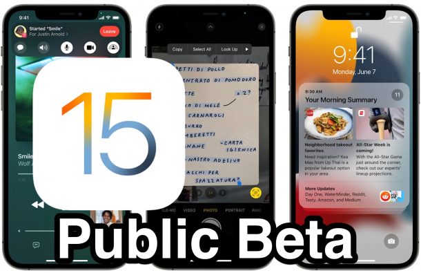 Installazione della beta pubblica di iOS 15