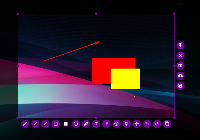Strumento di screenshot di Flameshot 0.10.0 Strumento di screenshot di Flameshot 0.10.0