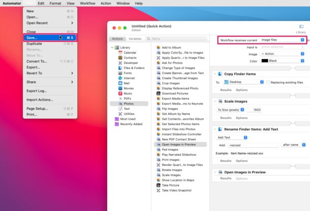 Come creare azioni rapide personalizzate in MacOS