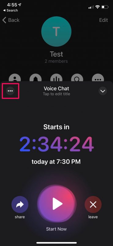 Come programmare le chat vocali su Telegram