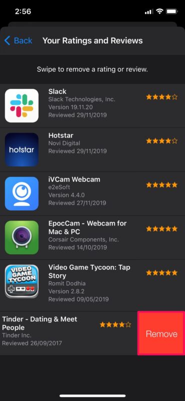 Come rimuovere le tue valutazioni per le app su iPhone e iPad