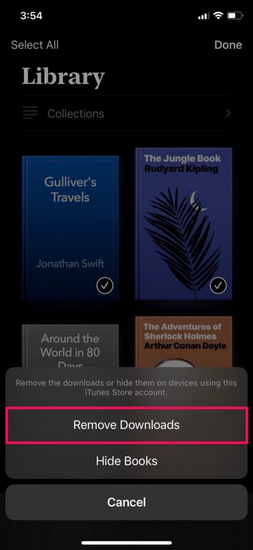 Come eliminare libri e audiolibri scaricati su iPhone e iPad