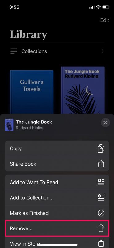 Come eliminare libri e audiolibri scaricati su iPhone e iPad