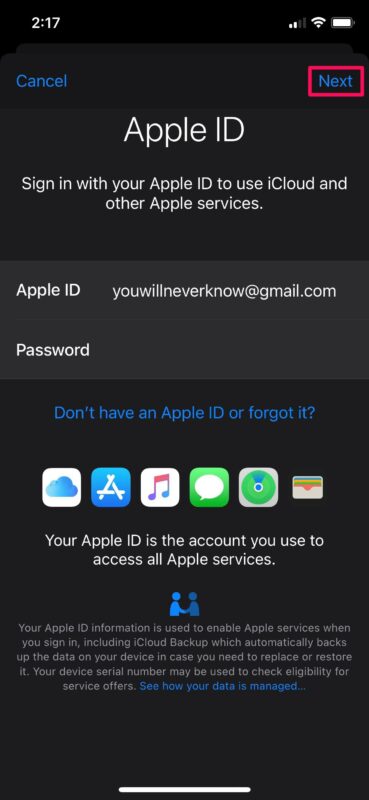 Come cambiare ID Apple/Account iCloud su iPhone e iPad