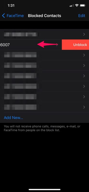 Come sbloccare le persone dalle chiamate FaceTime su iPhone e iPad