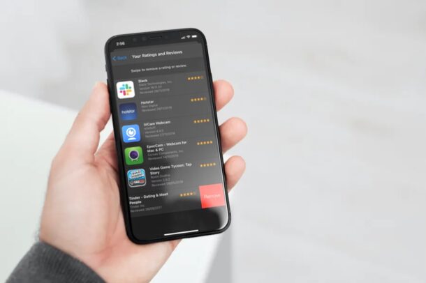 Come rimuovere le tue valutazioni per le app su iPhone e iPad