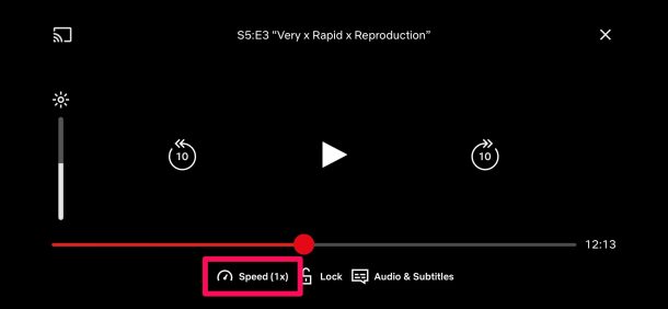Come modificare la velocità di riproduzione di Netflix su iPhone e iPad