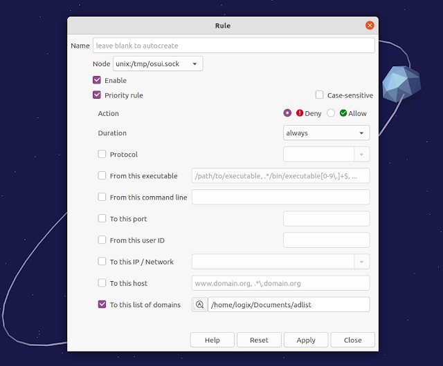 Elenco dei domini di blocco OpenSnitch Elenco dei domini di blocco OpenSnitch