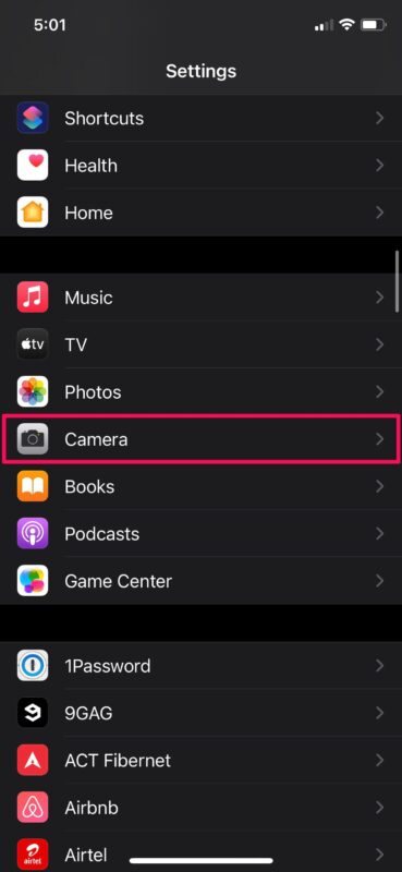 Come eseguire il mirroring della fotocamera anteriore su iPhone e iPad
