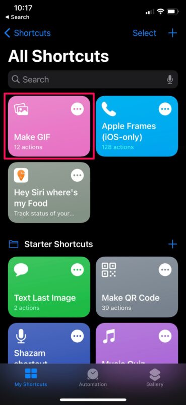 Come convertire video in GIF su iPhone e iPad