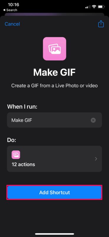 Come convertire video in GIF su iPhone e iPad
