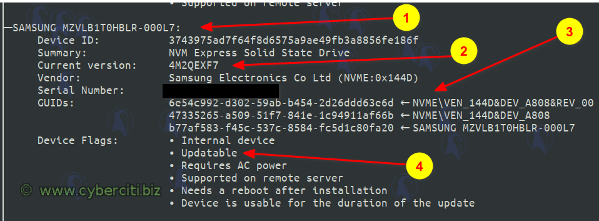 Thinkpad aggiorna il firmware SSD su Linux X1 extreme P1