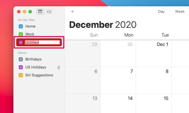 Come aggiungere ed eliminare calendari su Mac