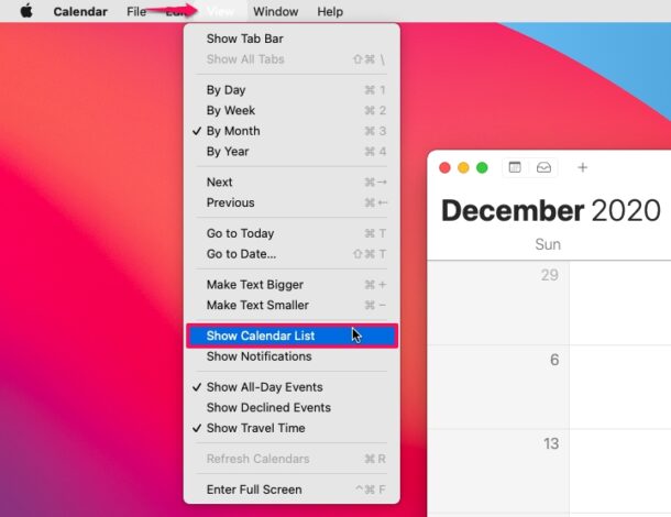 Come aggiungere ed eliminare calendari su Mac