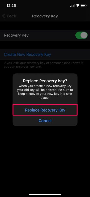 Come sostituire la chiave di ripristino persa su iPhone
