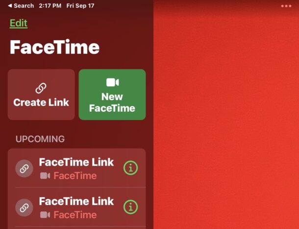 Crea un collegamento FaceTime per chiunque su Windows o Android