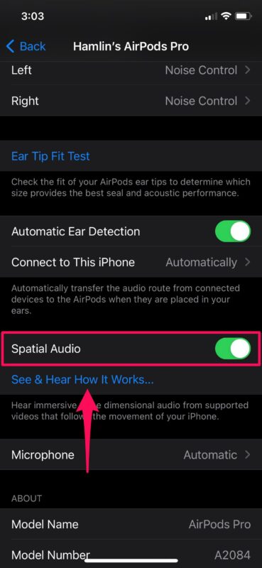 Come abilitare o disabilitare l'audio spaziale su AirPods