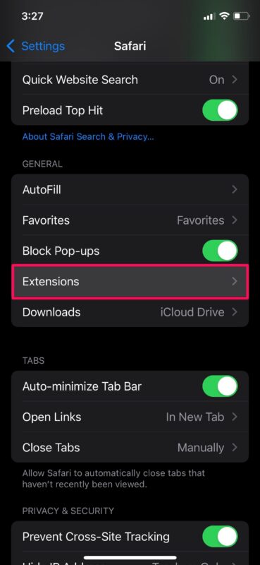 Come installare le estensioni di Safari su iPhone e iPad