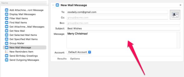 Come pianificare l'invio di e-mail su Mac con Automator