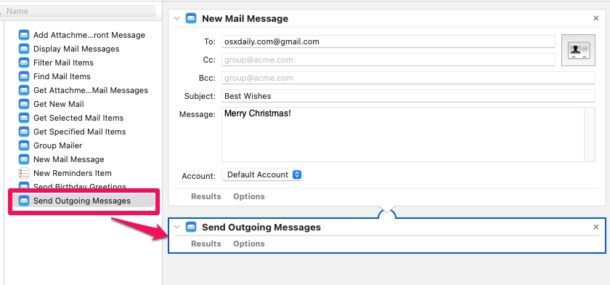Come pianificare l'invio di e-mail su Mac con Automator