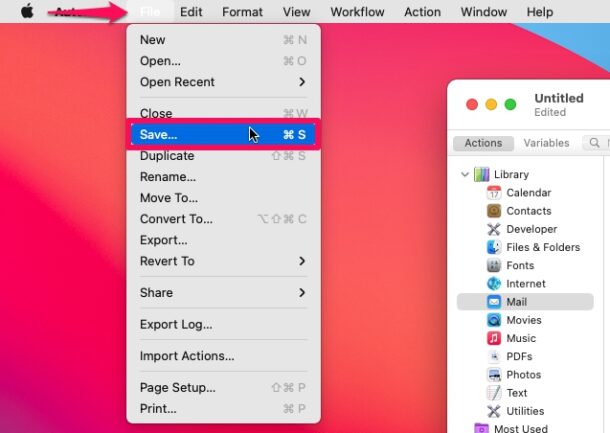 Come pianificare l'invio di e-mail su Mac con Automator