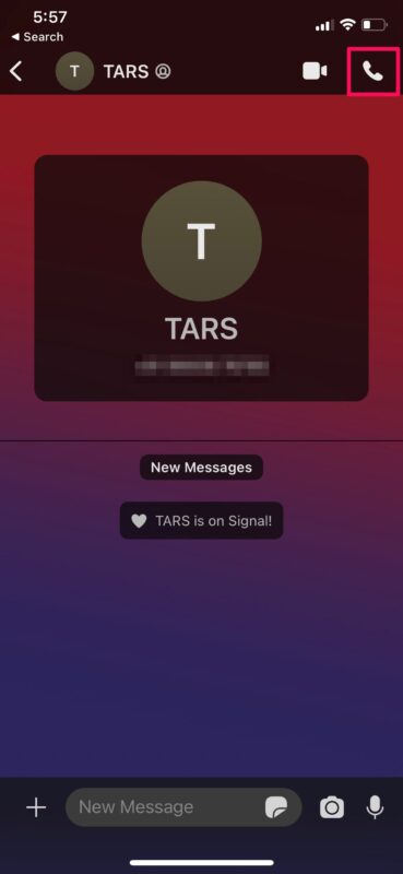 Come effettuare chiamate video e vocali su Signal