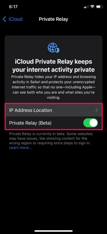 Come utilizzare Safari Private Relay su iPhone