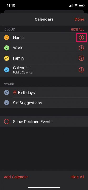 Come rendere pubblico un calendario su iPhone e iPad