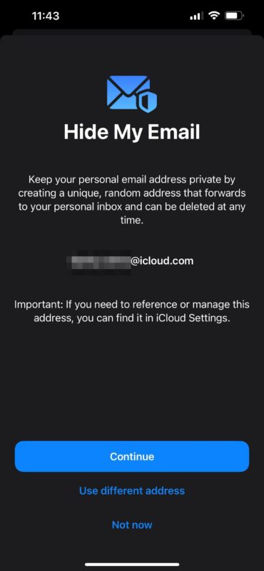 Come usare Nascondi la mia email per le registrazioni da iPhone