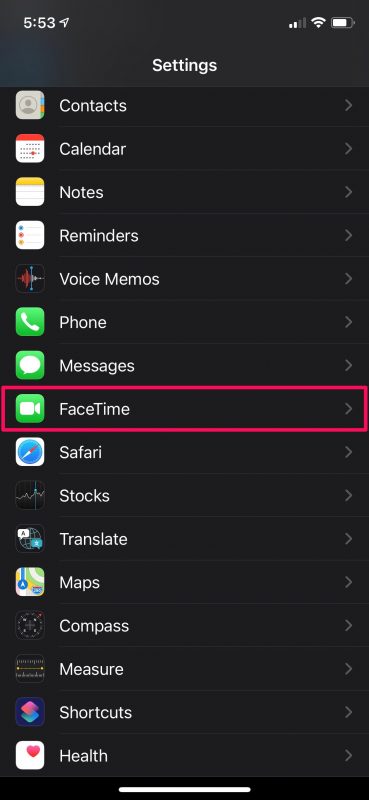 Come disabilitare FaceTime su iPhone