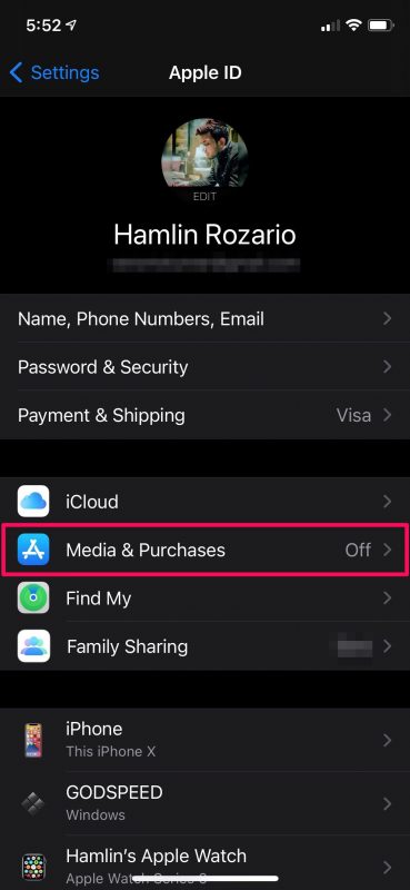 Come utilizzare un ID Apple diverso per App Store e acquisti