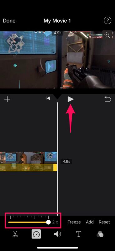 Come velocizzare e rallentare i video su iPhone con iMovie