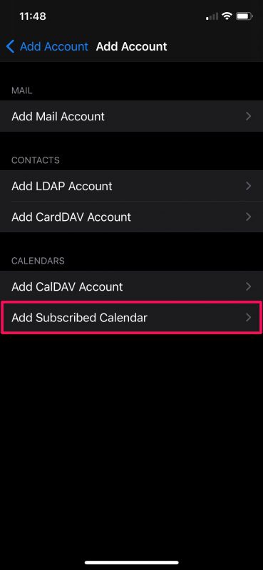 Come iscriversi a calendari pubblici su iPhone e iPad