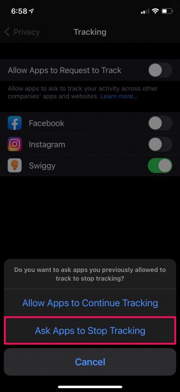 Come bloccare i pop-up di tracciamento di app indesiderate su iPhone e iPad