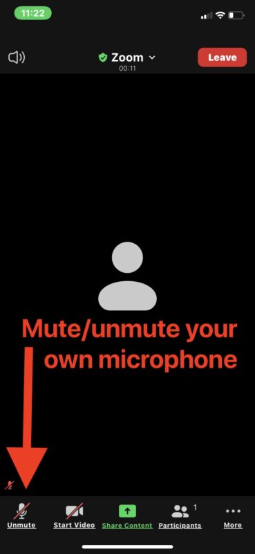 Attiva o disattiva l'audio in Zoom