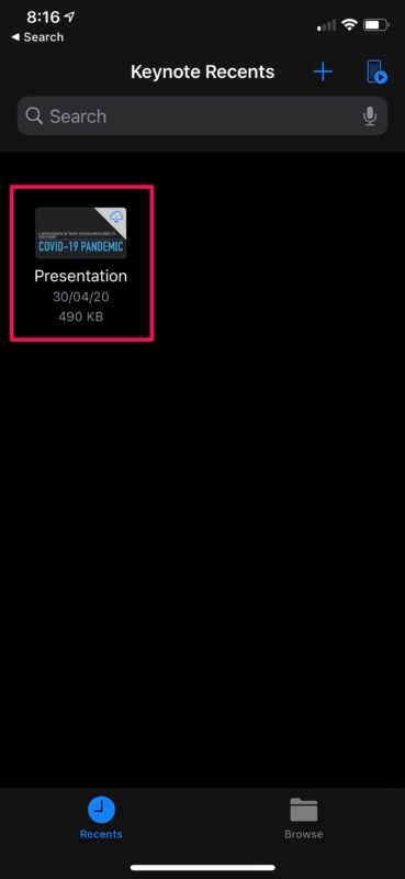 Come convertire Keynote come PowerPoint su iPhone e iPad