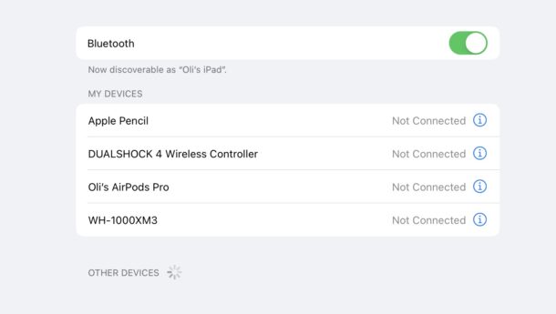 Tocca il trackpad quando appare