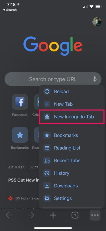 Come utilizzare la modalità di navigazione in incognito su Google Chrome per iPhone, iPad, Mac
