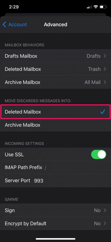 Come impostare Gmail per eliminare anziché archiviare nell'app Mail su iPhone e iPad