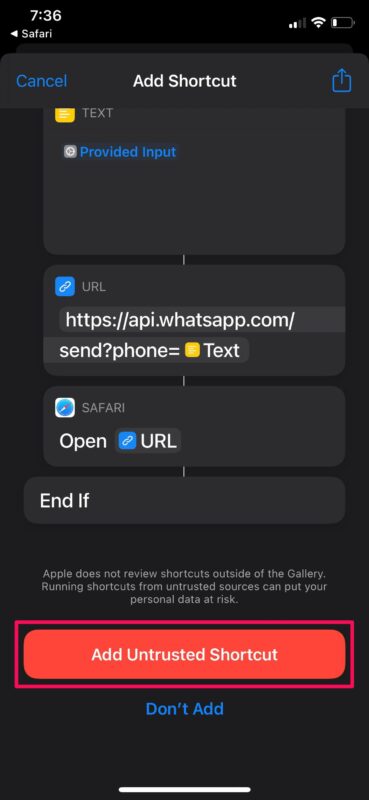 Come inviare SMS WhatsApp senza salvare il contatto su iPhone e iPad